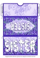 Special Sister Voucher/Money Wallet/Pocket Envelope - Purple