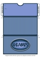 Gramps Striped Voucher/Money Wallet/Pocket Envelope - Blue