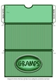 Gramps Striped Voucher/Money Wallet/Pocket Envelope - Green