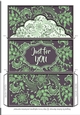 Elegant Print Voucher/Money Wallet/Pocket Envelope - Green - Just for You