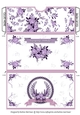 Birthday Ribbon Voucher/Money Wallet/Pocket Envelope - Purple