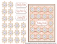 Lots of Flowers Card Topper - Apricot