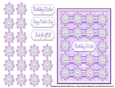 Lots of Flowers Card Topper - Mauve