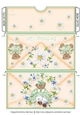 Spring Daisy Bear Voucher/Money Envelope/Wallet/Pocket - Birthday Girl