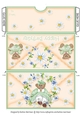 Spring Daisy Bear Voucher/Money Envelope/Wallet/Pocket - Happy Birthday