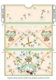 Spring Daisy Bear Voucher/Money Envelope/Wallet/Pocket - Christening
