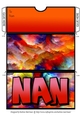 Clouds of Colour - For Nan Money/Gift/Voucher Wallet/Pocket//Envelope