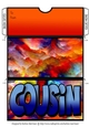 Clouds of Colour - For Male Cousin Money/Gift/Voucher Wallet/Pocket//Envelope