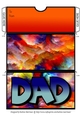 Clouds of Colour - For Dad Money/Gift/Voucher Wallet/Pocket//Envelope