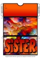 Clouds of Colour - For Sister Money/Gift/Voucher Wallet/Pocket//Envelope