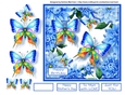 Butterfly & Blooms Card Topper - Card 2