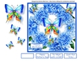 Butterfly & Blooms Card Topper - Card 3