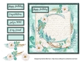 Floral Alphabet Card Topper - Letter C