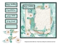 Floral Alphabet Card Topper - Letter L
