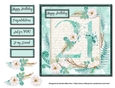 Floral Number Card Topper - 21st Birthday