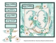 Floral Number Card Topper - 30th Birthday