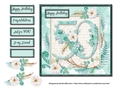 Floral Number Card Topper - 50th Birthday
