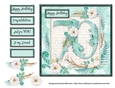 Floral Number Card Topper - 70th Birthday