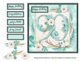 Floral Number Card Topper - 90th Birthday