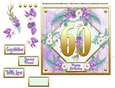 Metallic Gold Age Floral Card Topper - 60