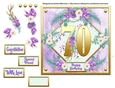 Metallic Gold Age Floral Card Topper - 70