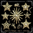 Metallic Gold Stars & Things