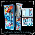 All-in-One Fold Busy Butterfly Card & Gift Card