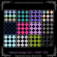 12 Diamond Overlays - Set 4