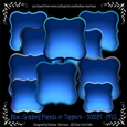 Tones of Blue Panels - Toppers