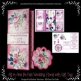 All In One Rose Card With Scalloped Gift Tag