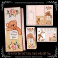 All in One Teddy Card with Small Gift Card