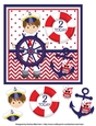 Sailor at the Wheel Age 2 Card Topper