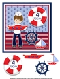 Little Sailor on Land Age 4 Card Topper
