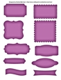 Labels or Tags - Dramatic Plum - A4 Sheet2