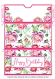 Spring Floral Pocket Series - H - Gift/Voucher/Money/Wallet/Envelopes