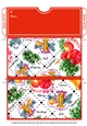 Holly Christmas Red Pocket/Wallet/Envelope for Gift Vouchers & Money
