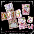 Its a New Year & Christmas Twisted Pop Up Card