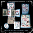 Christmas is Here Twisted Pop Up Card