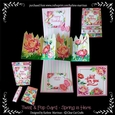 Spring Flower Garden Fence Twist & Pop Up Card