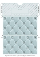 Quilted & Studded Gift/Money/Voucher Pocket/Wallet Envelope for any Occasion - Turquoise