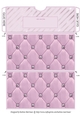 Quilted & Studded Gift/Money/Voucher Pocket/Wallet Envelope for any Occasion - Dusty Pink