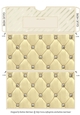 Quilted & Studded Gift/Money/Voucher Pocket/Wallet Envelope for any Occasion - Yellow