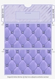 Quilted & Studded Gift/Money/Voucher Pocket/Wallet Envelope for any Occasion - Purple