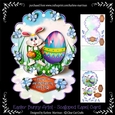 Happy Easter Scalloped Easel Card