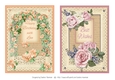 Duo of Florals Vintage & Lace Card Topper- set 4