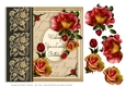 Autumn Roses Vintage Card Topper For a Birthday