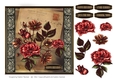 Vintage Look - Floral Postcard Card Topper