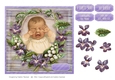 Vintage Look - Baby in Tears Missing You Card Topper