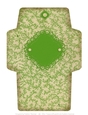 Old World Pocket, Envelope or Wallet for Gift Cards, Vouchers or Money - Green