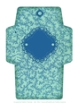 Old World Pocket, Envelope or Wallet for Gift Cards, Vouchers or Money - Turquoise